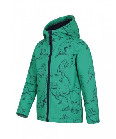 Exodus Kids Printed Water Resistant Softshell Green $15.65 Jackets