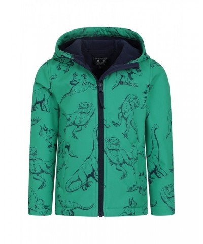 Exodus Kids Printed Water Resistant Softshell Green $15.65 Jackets