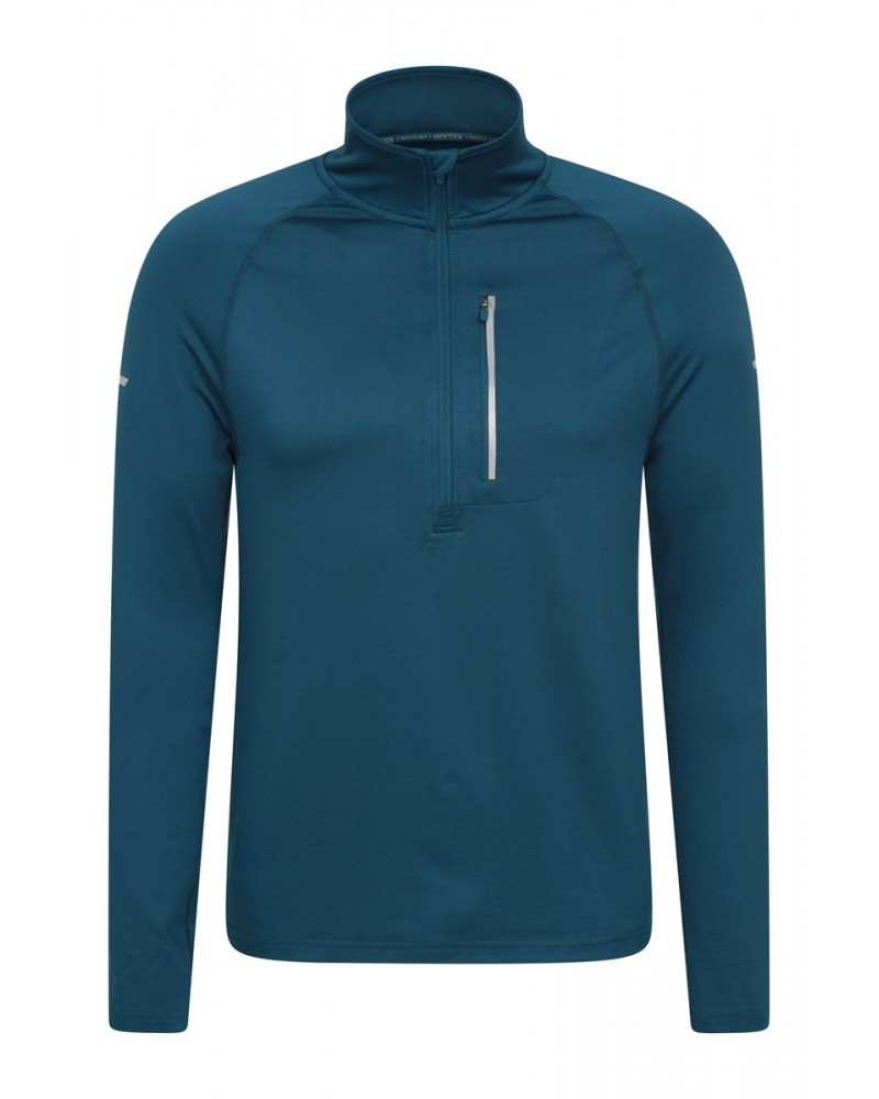 Solo Mens Recycled Slim Fit Top Dark Teal $18.24 Active