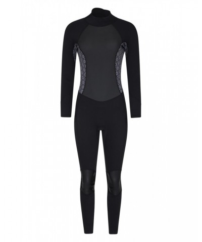 Printed Womens Full Wetsuit Black $44.00 Swimwear