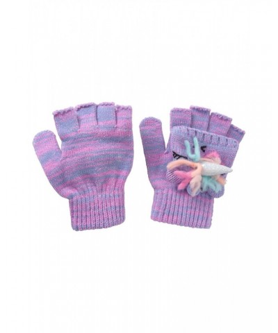 Unicorn Kids Knitted Gloves Pink $11.19 Accessories