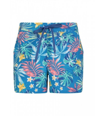 Patterned Womens Stretch Boardshorts - Short Tropical $17.15 Pants