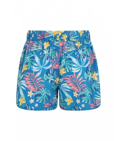 Patterned Womens Stretch Boardshorts - Short Tropical $17.15 Pants