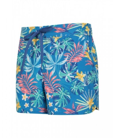 Patterned Womens Stretch Boardshorts - Short Tropical $17.15 Pants