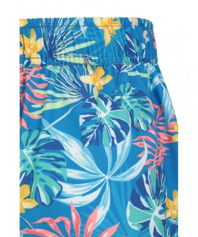 Patterned Womens Stretch Boardshorts - Short Tropical $17.15 Pants