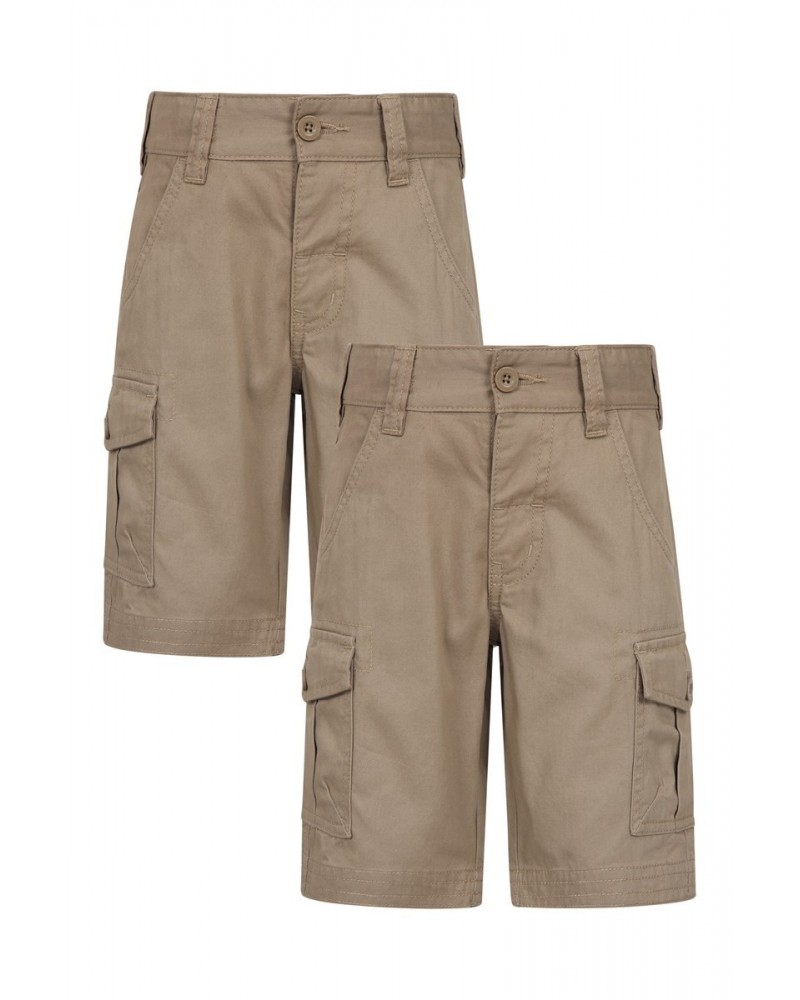 Kids Cargo Shorts Multipack Beige $15.65 Pants