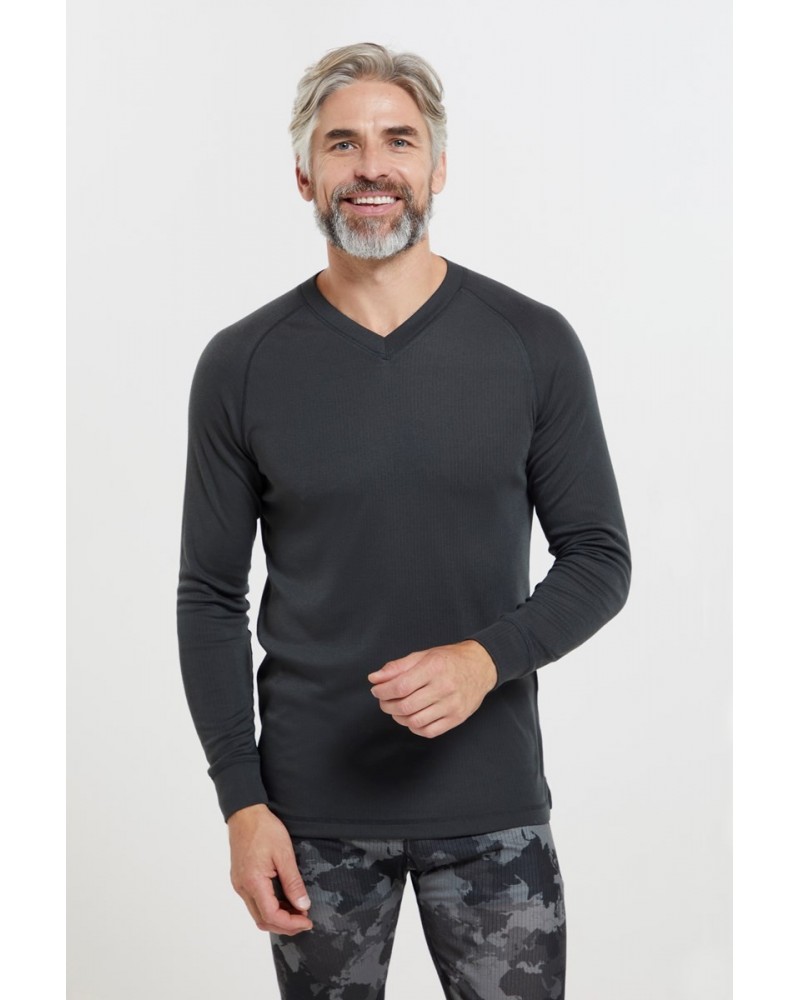 Talus Mens Thermal Top Dark Grey $11.50 Tops