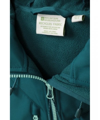 Helsinki Womens Recycled Softshell Jacket Teal $28.04 Active