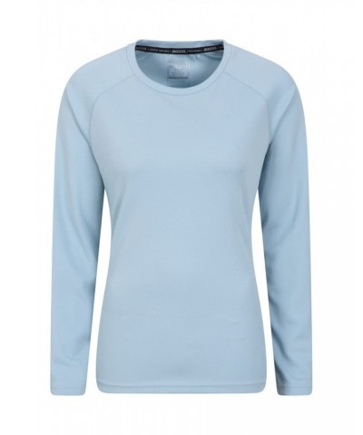 Endurance Womens Long Sleeve Top Pale Blue $13.76 Active