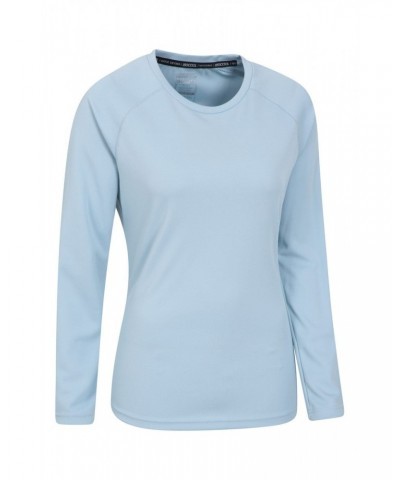 Endurance Womens Long Sleeve Top Pale Blue $13.76 Active