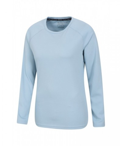 Endurance Womens Long Sleeve Top Pale Blue $13.76 Active