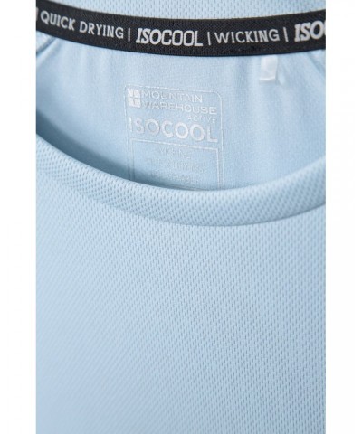 Endurance Womens Long Sleeve Top Pale Blue $13.76 Active