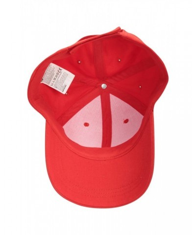 Womens Baseball Cap Red $9.89 Swimwear