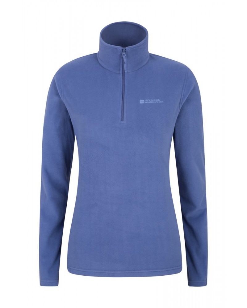 Camber Womens Half-Zip Fleece Pale Blue $14.99 Fleece