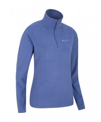 Camber Womens Half-Zip Fleece Pale Blue $14.99 Fleece