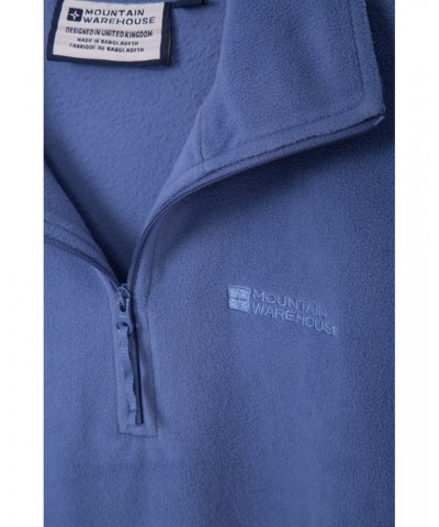 Camber Womens Half-Zip Fleece Pale Blue $14.99 Fleece