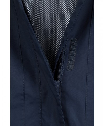 Glacial Extreme Womens Long Waterproof Jacket Navy $34.79 Jackets