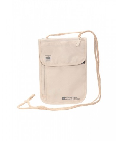 RFID Neck Pouch Beige $13.86 Travel Accessories