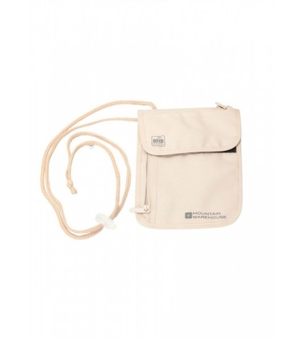 RFID Neck Pouch Beige $13.86 Travel Accessories