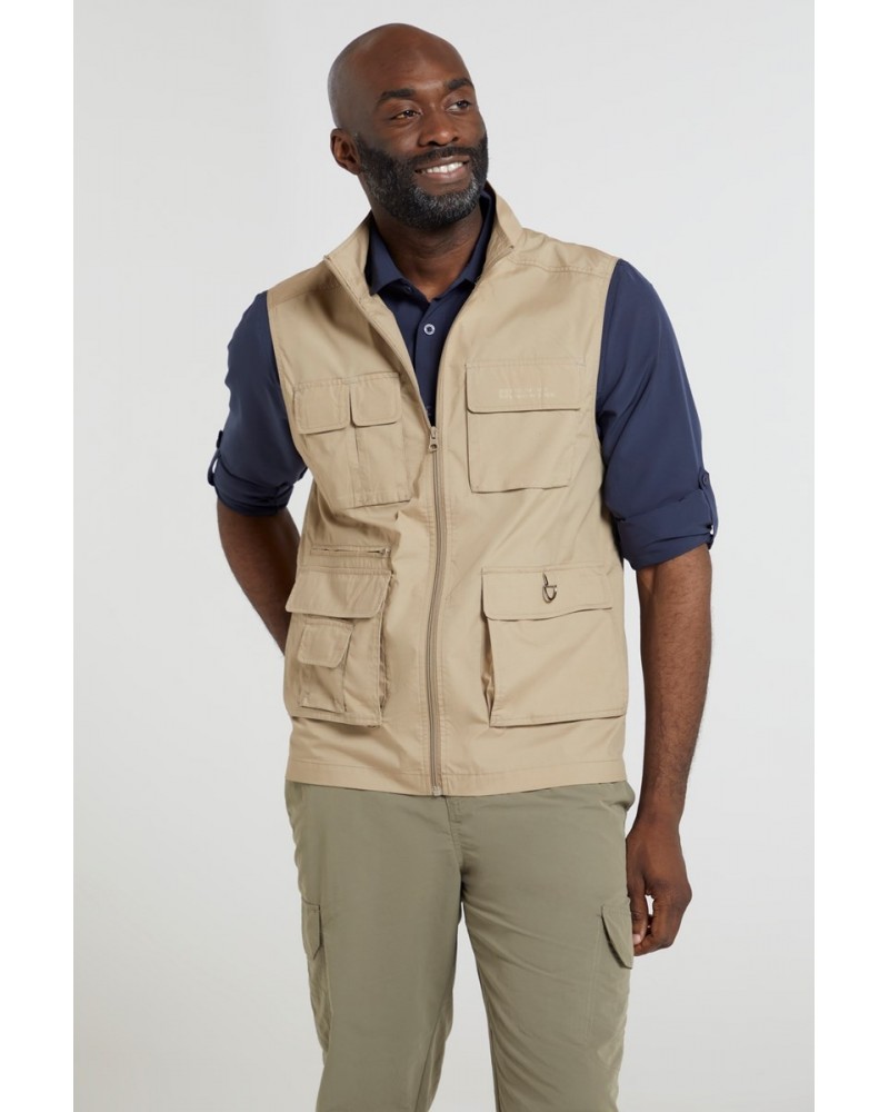 Trek II Mens Vest Beige $21.08 Jackets