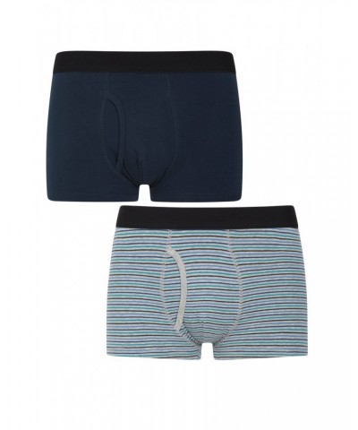 Mens Striped Boxers - Multipack Blue $17.09 Loungewear