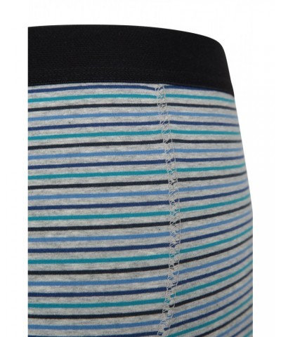 Mens Striped Boxers - Multipack Blue $17.09 Loungewear