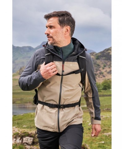 Roam 3 Layer Mens Waterproof Jacket Petrol $53.99 Jackets