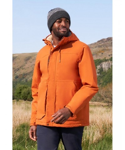 Coastline Mens Sherpa Waterproof Jacket Rust $52.80 Jackets