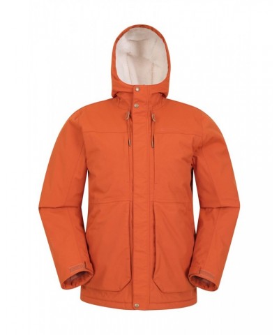 Coastline Mens Sherpa Waterproof Jacket Rust $52.80 Jackets