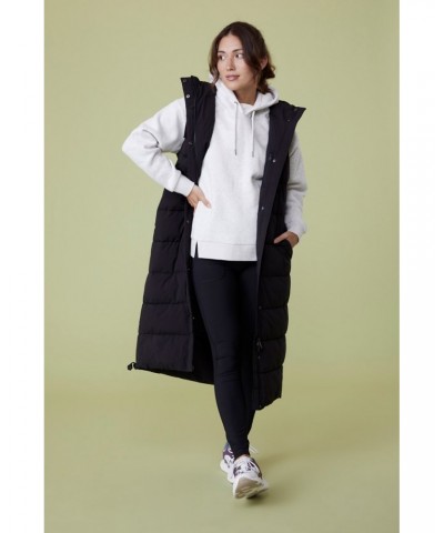 Comfort Zone Womens Longline Vest Black $39.20 Jackets