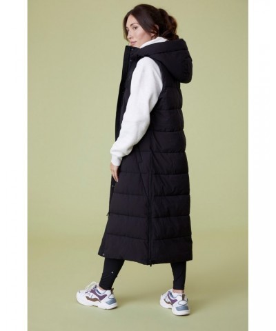 Comfort Zone Womens Longline Vest Black $39.20 Jackets