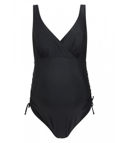 Quartz Womens Maternity Swimsuit Black $19.20 Maternity