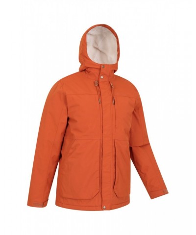 Coastline Mens Sherpa Waterproof Jacket Rust $52.80 Jackets