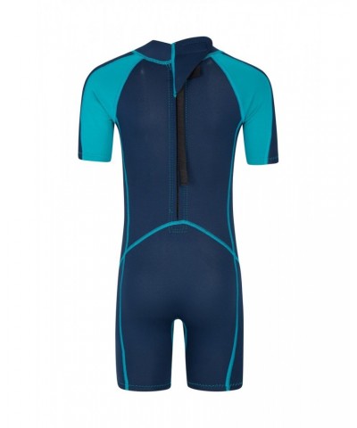 Kids Shorty 2.5/2mm Wetsuit Teal $22.35 Swimwear