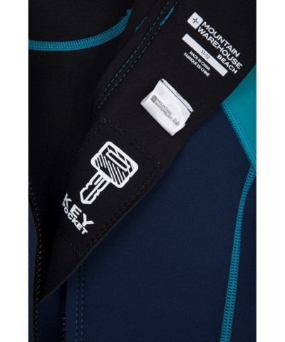 Kids Shorty 2.5/2mm Wetsuit Teal $22.35 Swimwear