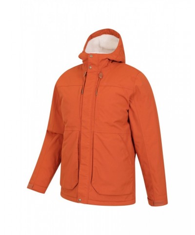 Coastline Mens Sherpa Waterproof Jacket Rust $52.80 Jackets