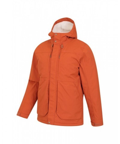 Coastline Mens Sherpa Waterproof Jacket Rust $52.80 Jackets