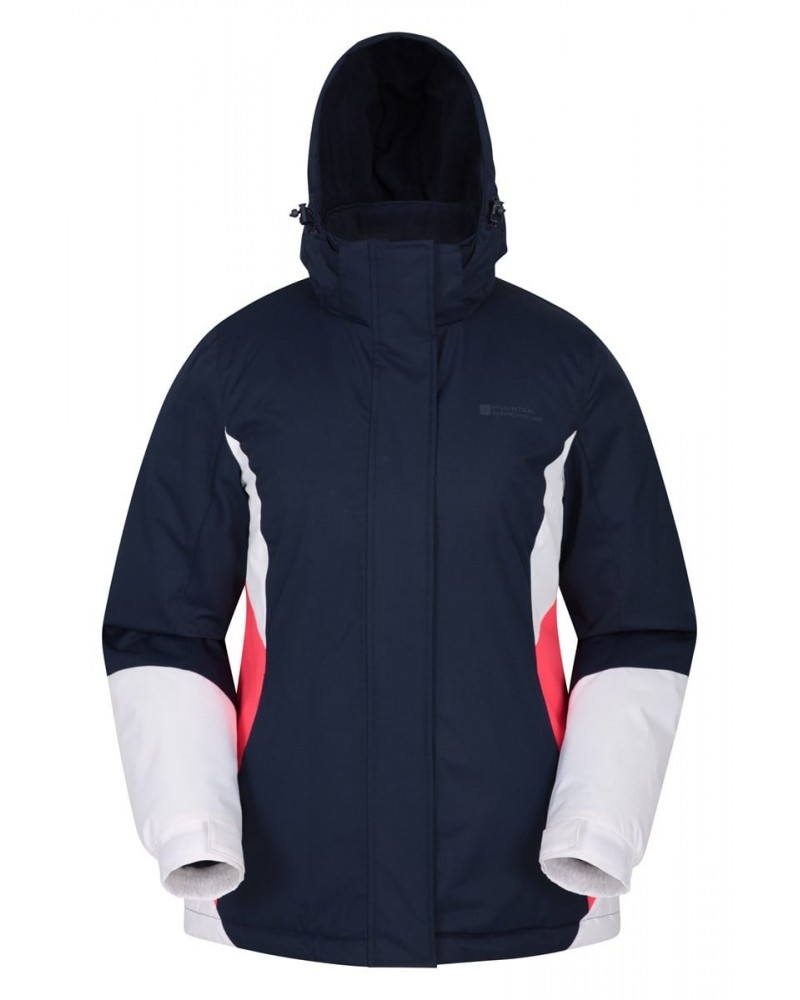 Moon Womens Ski Jacket Dark Blue $25.96 Jackets