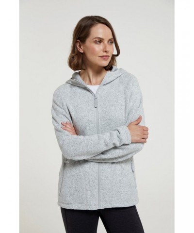 Nevis Womens Full Zip Hoodie Grey $23.85 Fleece