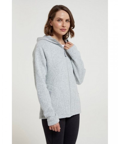 Nevis Womens Full Zip Hoodie Grey $23.85 Fleece