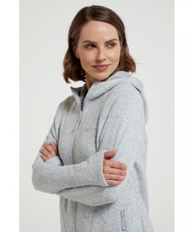 Nevis Womens Full Zip Hoodie Grey $23.85 Fleece