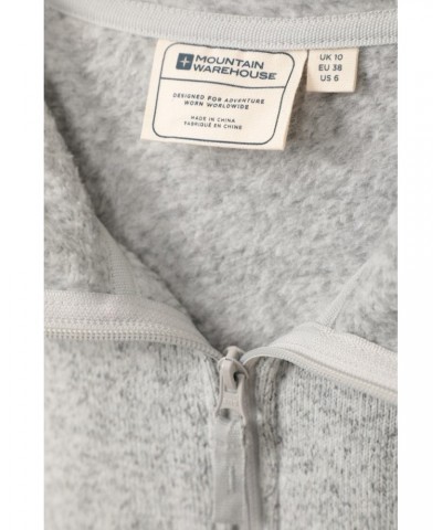 Nevis Womens Full Zip Hoodie Grey $23.85 Fleece