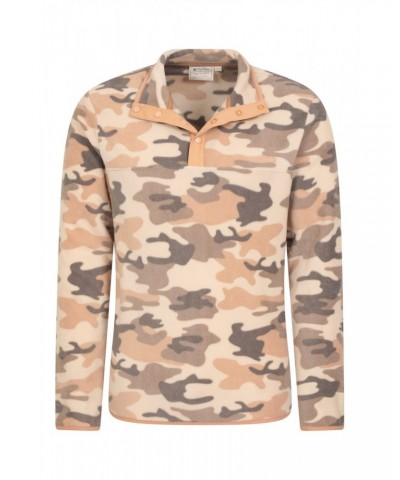 Woodland Mens Button Up Fleece Camouflage $14.78 Fleece