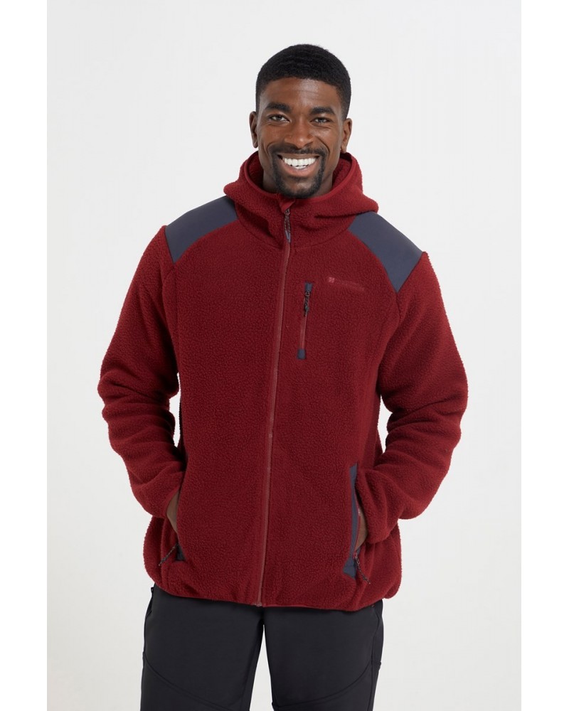 Walkman Mens Fleece Jacket Red $23.21 Fleece