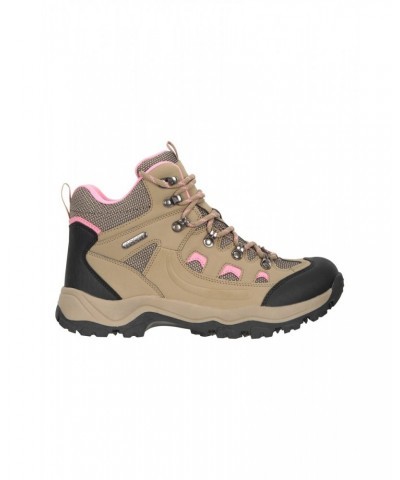 Adventurer Womens Waterproof Hiking Boots Beige $32.39 Footwear