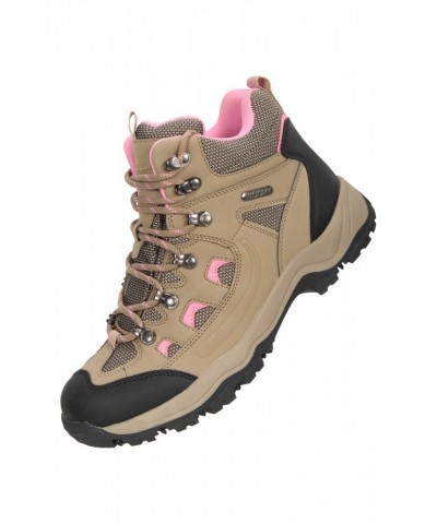 Adventurer Womens Waterproof Hiking Boots Beige $32.39 Footwear