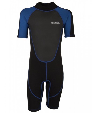 Kids Shorty 2.5/2mm Wetsuit Turquoise $25.79 Swimwear