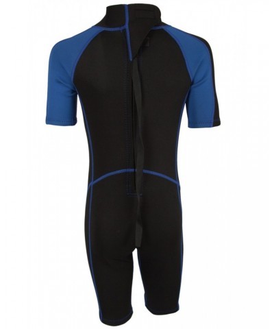 Kids Shorty 2.5/2mm Wetsuit Turquoise $25.79 Swimwear