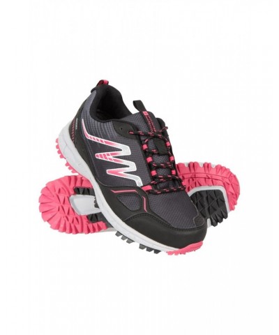 Lakeside Womens Waterproof Trail Running Shoes Jet Black $32.50 Active