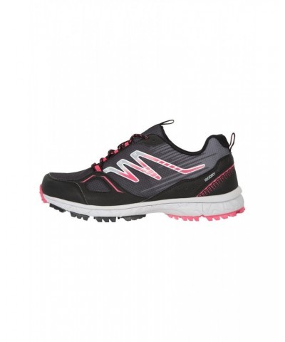 Lakeside Womens Waterproof Trail Running Shoes Jet Black $32.50 Active